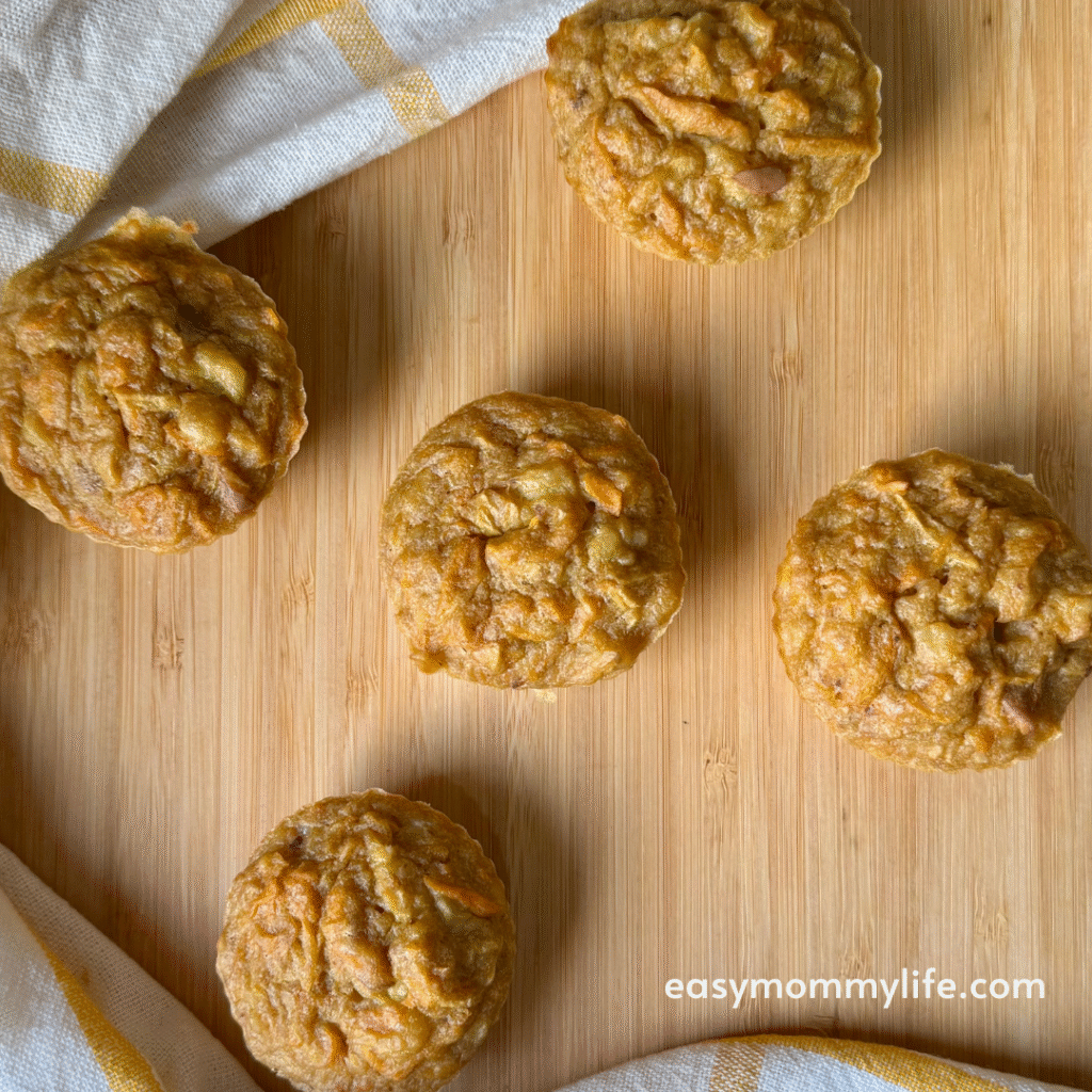 ABC muffins for baby led weaning