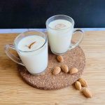 almond porridge in a cup
