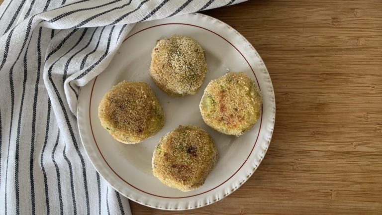 Broccoli patties for baby