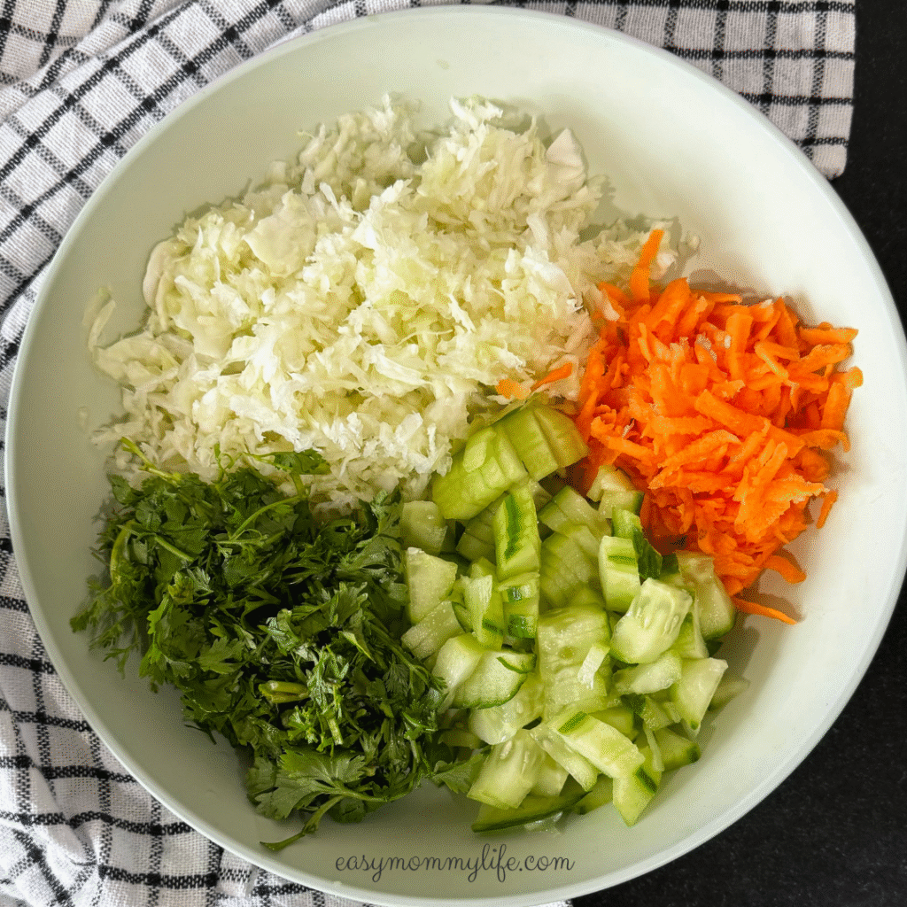 cabbage salad for autumn season