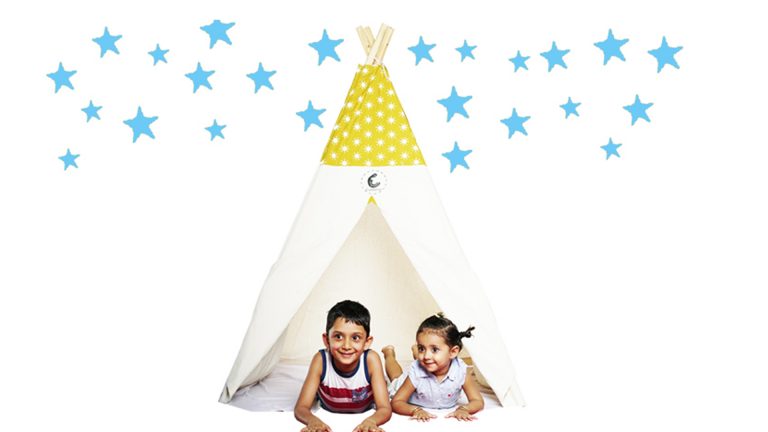Children's teepee tent