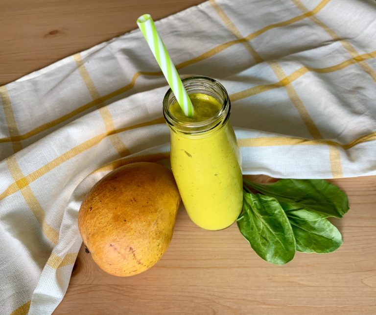 mango spinach smoothie for kids