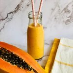 Papaya smoothie recipe.