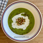 Pea soup for babies and toddlers