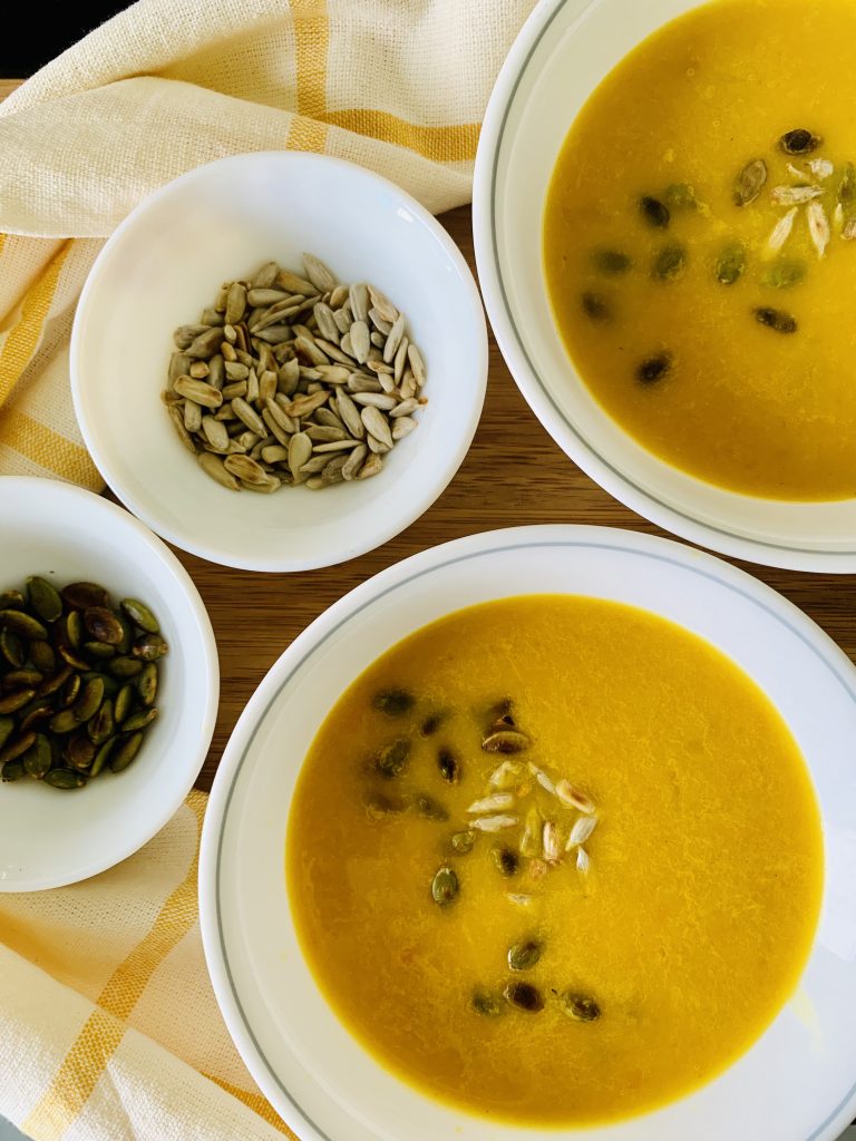 Pumpkin soup for babies