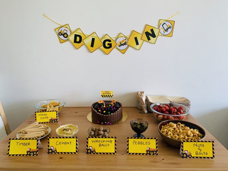construction party food ideas