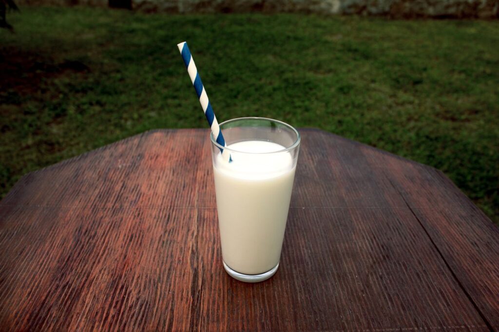 glass of milk- picky eating