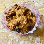 healthy oat muffins