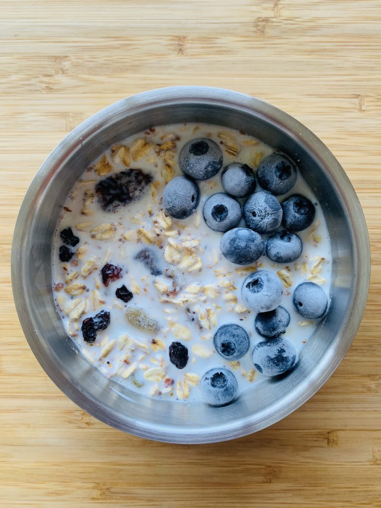 overnight oats-healthy toddler breakfast ideas