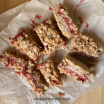 strawberry oatmeal bars for kids